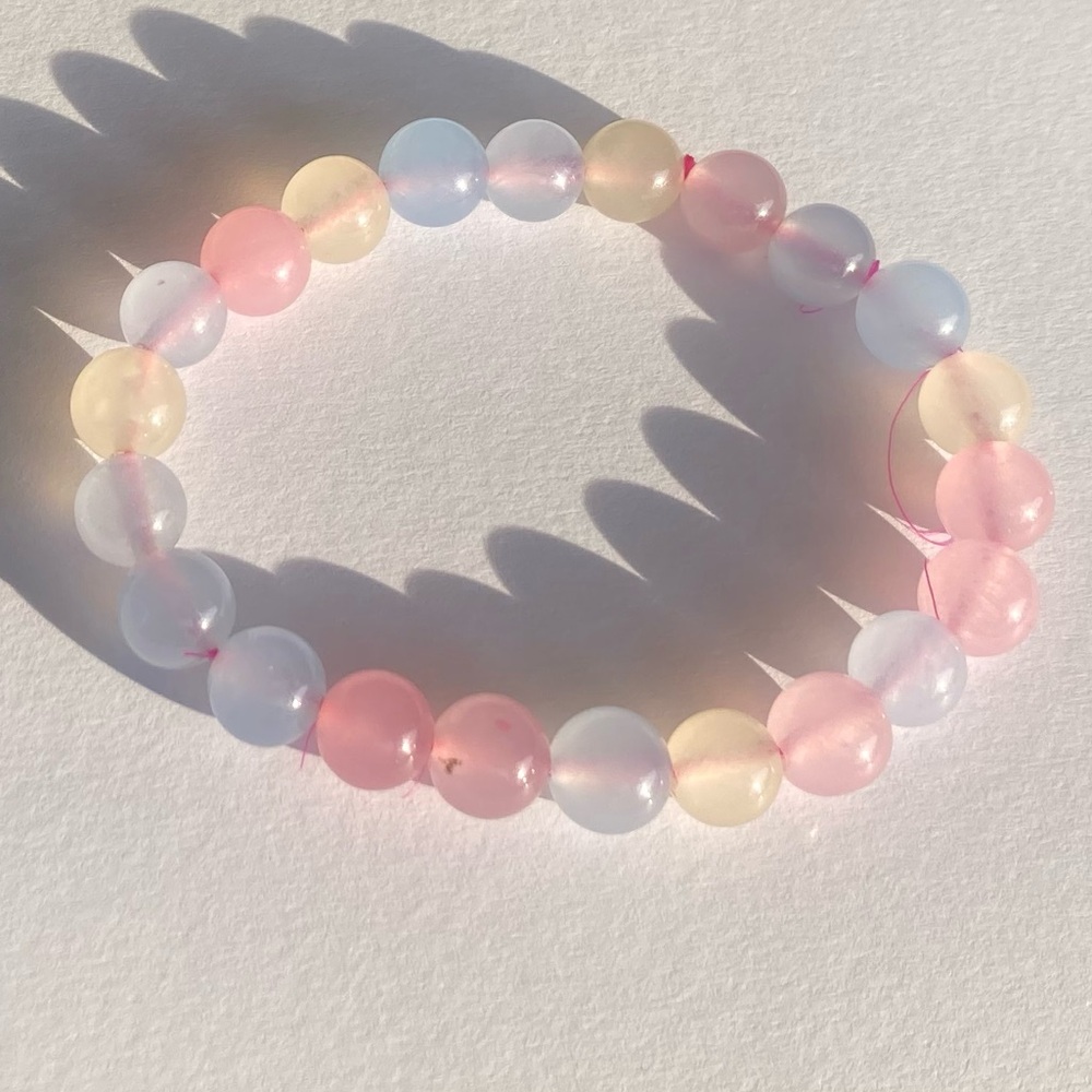 Morganite bracelet